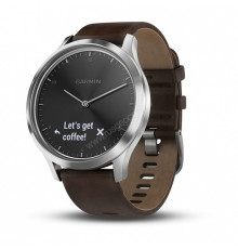 Смарт-часы Garmin Vivomove HR, E EU, Premium, Black-Silver, L