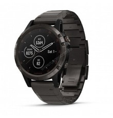 Смарт-часы Garmin Fenix 5x Plus,Sapphier DLC Titanium with Titanium Band