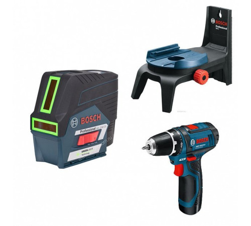 Лазерный уровень Bosch GCL 2-50 CG+RM 2+GSR12V (0.615.994.0L6)