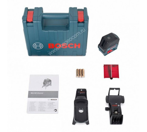 Лазерный уровень Bosch GCL 2-15 Professional + RM1 + BM3 + кейс (0.601.066.E02)