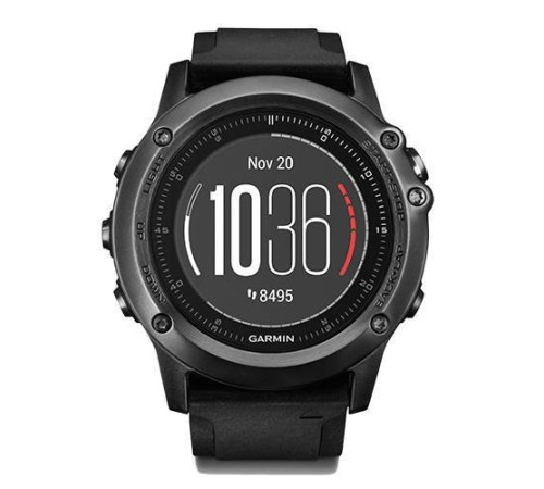 Навигатор-часы Garmin Fenix 3 Sapphire HR с черным ремешком