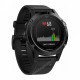 Часы с GPS Garmin Fenix 5 серые с черным ремешком