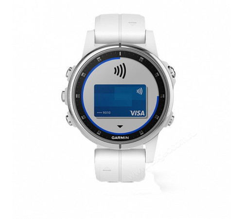 GPS-часы Garmin Fenix 5S PLUS Sapphire белые с белым ремешком