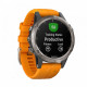 GPS-часы Garmin Fenix 5 PLUS Sapphire титановые с оранжевым ремешком