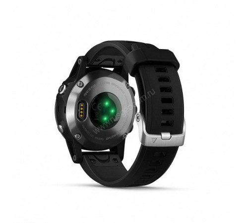 Смарт-часы Garmin Fenix 5S Plus,Glass,Silverw/BlackBnd