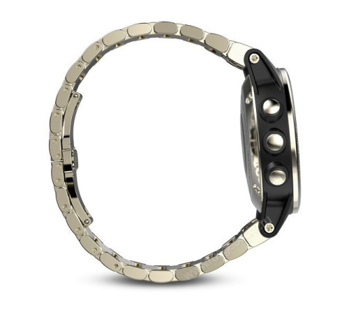 Часы с GPS Garmin Fenix 5S Sapphire золотистые с металлическим браслетом