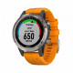 GPS-часы Garmin Fenix 5 PLUS Sapphire титановые с оранжевым ремешком