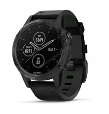Смарт-часы Garmin Fenix 5 Plus Sapphire Black with Black Leather