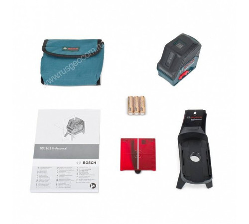 Лазерный уровень Bosch GCL 2-15 Professional + RM1 (0.601.066.E00)