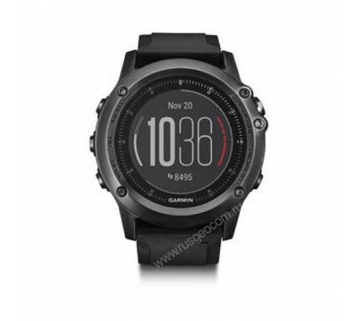 Часы с GPS Garmin Fenix 3 HR Sapphire со стальным браслетом