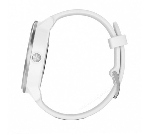GPS-часы Garmin Vivoactive 3 серебристые с белым ремешком