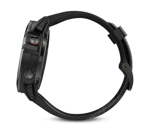Часы с GPS Garmin Fenix 5S Sapphire серые с черным ремешком