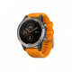 GPS-часы Garmin Fenix 5 PLUS Sapphire титановые с оранжевым ремешком
