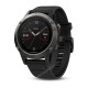 Часы с GPS Garmin Fenix 5 серые с черным ремешком и HRM-Tri