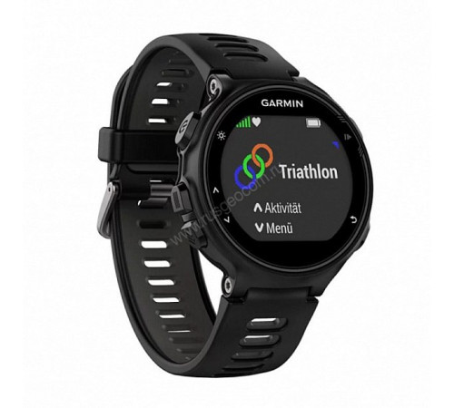 Беговые часы Garmin Forerunner 735XT черно-серые HRM-Run