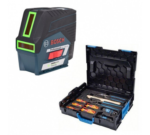 Лазерный уровень Bosch GCL 2-50 CG+RM2+BM 3 clip L-Boxx+GEDORE set (0.615.994.0KF)