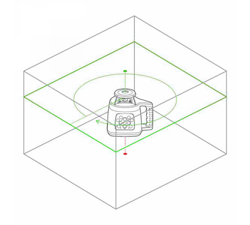 Лазерный уровень RGK SP 400G
