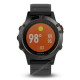Часы с GPS Garmin Fenix 5 Sapphire с черным ремешком и HRM