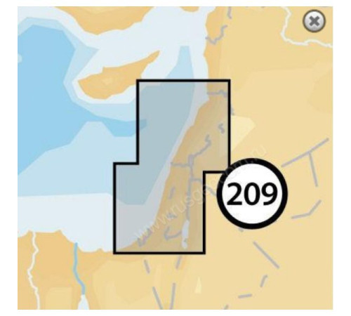 Карта Navionics 5G209S