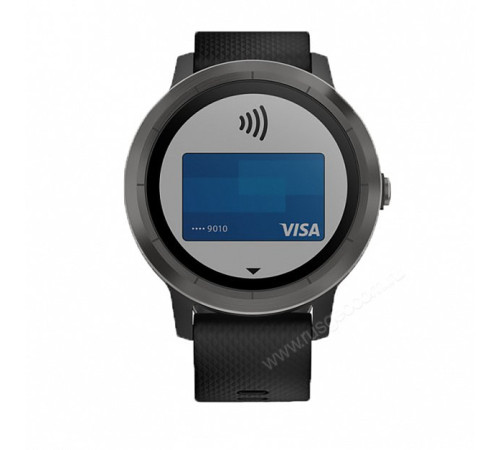 GPS-часы Garmin Vivoactive 3 черные с черным ремешком