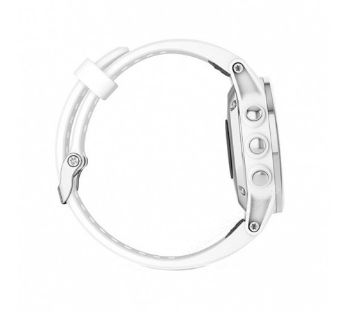 GPS-часы Garmin Fenix 5S PLUS Sapphire белые с белым ремешком