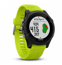 Беговые часы Garmin Forerunner 935 черно-зеленые Tri-Bundle