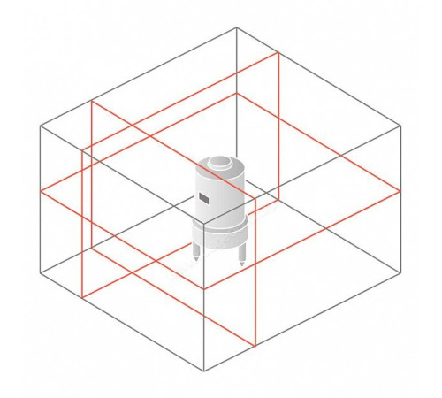Лазерный уровень Bosch GLL 3-80 C + вкладка под L-BOXX (0.601.063.R00)
