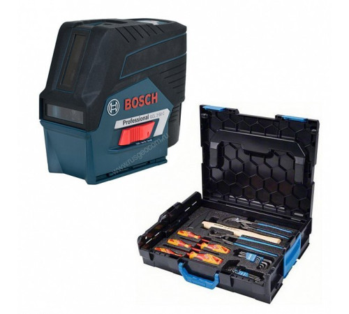 Лазерный уровень Bosch GCL 2-50 C+RM3+BM 3 clip RC 2 L-Boxx+GEDORE set (0.615.994.0KG)