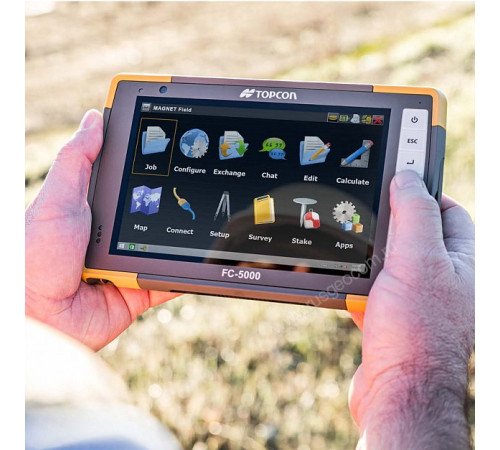 Полевой компьютер Topcon FC-5000 в роверном комплекте с ГНСС-приемником Topcon Hiper V