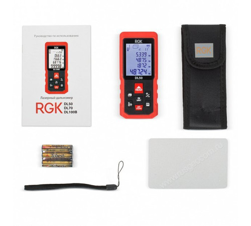 Лазерный дальномер RGK DL50