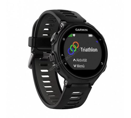 Беговые часы Garmin Forerunner 735XT черно-серые