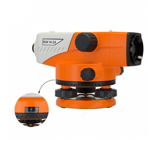 Комплект: нивелир RGK N-24 + штатив + рейка