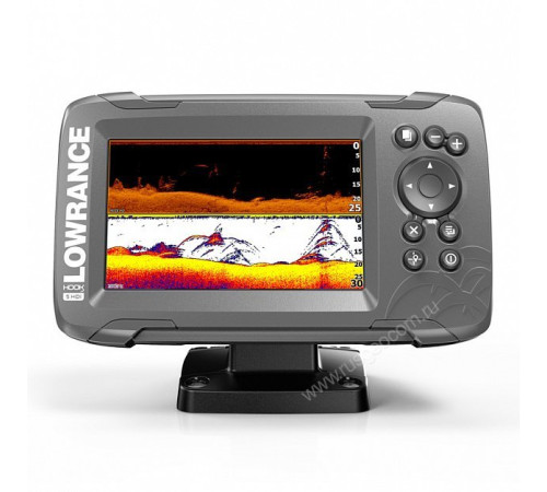 Эхолот-картплоттер Lowrance HOOK2-5 SPLITSHOT US COASTAL/ROW