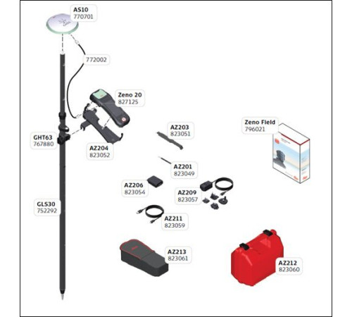 Приемник LEICA Zeno 20 WEH UMTS Handheld