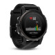Часы с GPS Garmin Fenix 5S Sapphire черные с черным ремешком