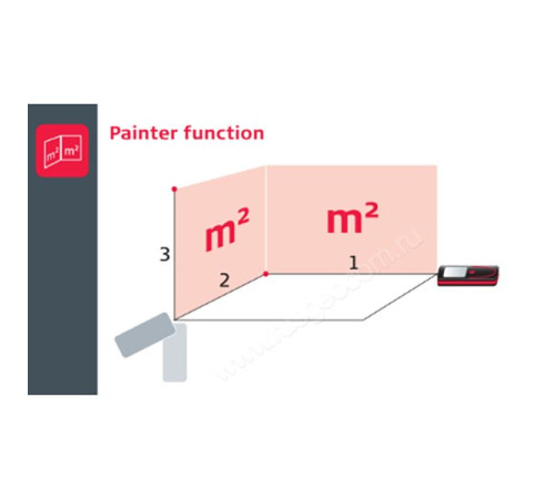 Комплект лазерного дальномера Leica Disto X4