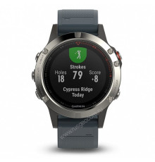 Часы с GPS Garmin Fenix 5 с синим ремешком