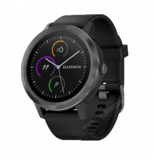 GPS-часы Garmin Vivoactive 3 черные с черным ремешком