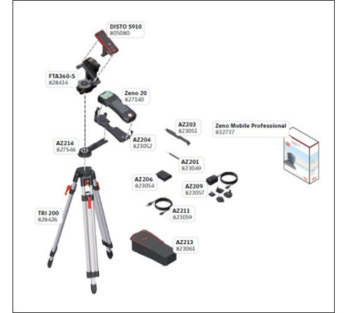 Приемник LEICA Zeno 20 WEH UMTS Handheld
