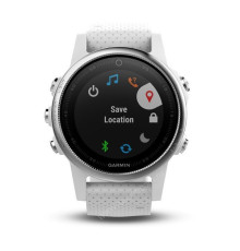 Часы с GPS Garmin Fenix 5S белые с белым ремешком