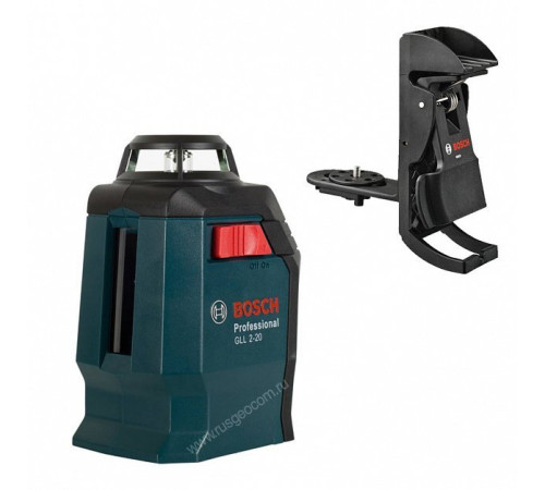 Лазерный нивелир Bosch GLL 2-20 + BM-3 + Кейс (0.601.063.J00)