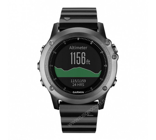 Часы с GPS Garmin Fenix 3 HR Sapphire с титановым браслетом