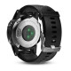 Часы с GPS Garmin Fenix 5S серебристые с черным ремешком
