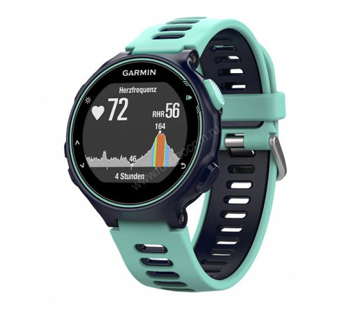 Беговые часы Garmin Forerunner 735XT темно-синие с голубым, HRM-Tri, HRM-Swim