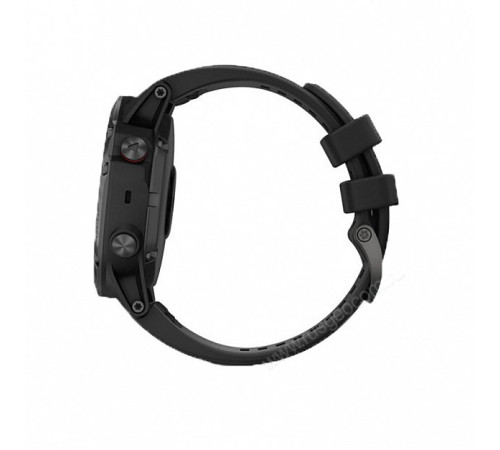 GPS-часы Garmin Fenix 5X PLUS Sapphire черные с черным ремешком