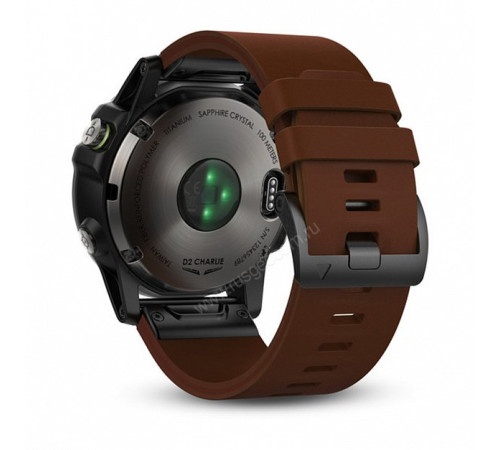 Авиационные часы Garmin D2 Charlie, Titanium Bezel with Leather and Silicone Bands