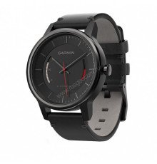 Смарт-часы Garmin Vivomove Classic, черные, кожаный ремешок