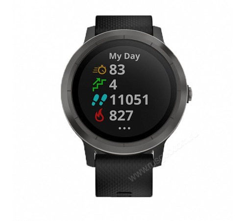 GPS-часы Garmin Vivoactive 3 черные с черным ремешком