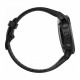Часы с GPS Garmin Fenix 5 серые с черным ремешком