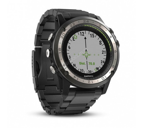 Авиационные часы Garmin D2 Charlie, Titanium Bezel with Titanium and Silicone Bands